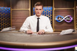 Infinite Blackjack live game demo banner