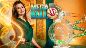 Mega ball live game demo banner